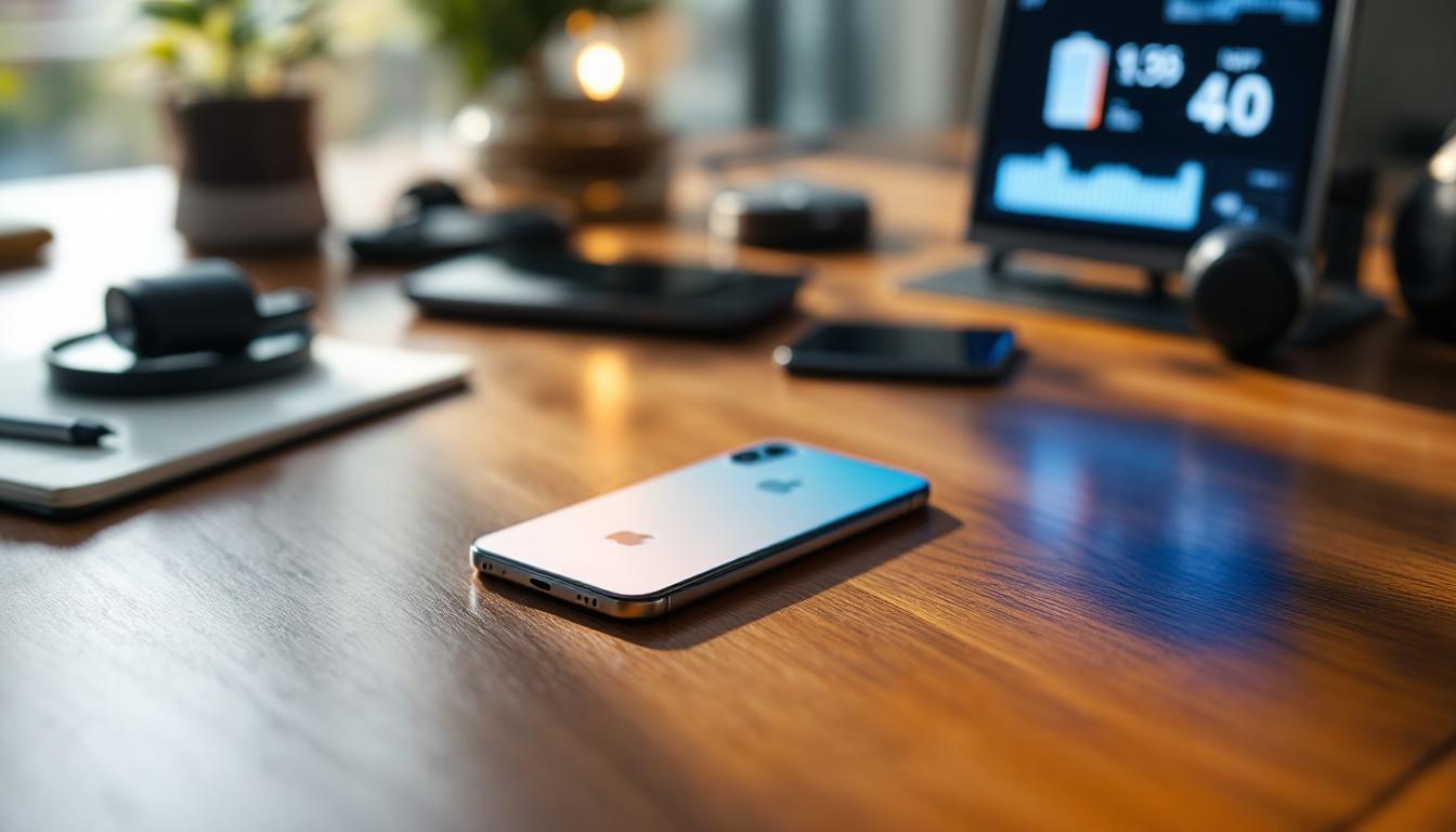 Optimisation batterie iPhone pour professionnels en 2026